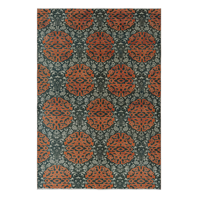 One-of-a-Kind 6'7”x9'3” Hand Knotted Area Rug