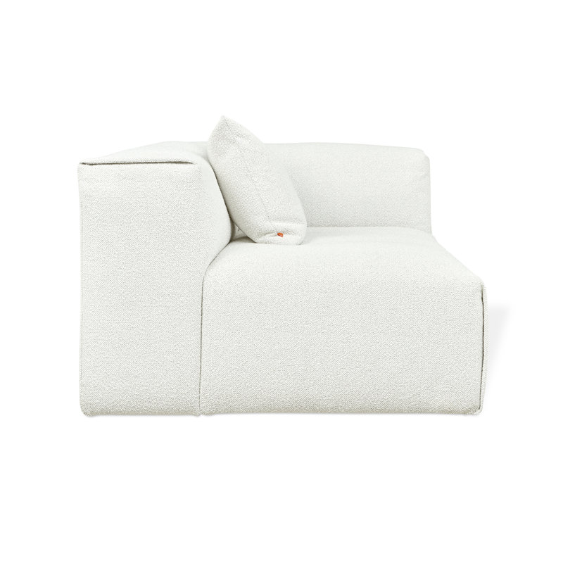 Nest Modular Right Arm Chair, Morris Bone