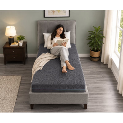 Matelas hybride ferme 8 po avec mousse viscoélastique imprégnée de gel