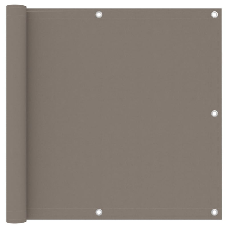 Aadon 0.9m x 6m Rectangular Shade Sail, Taupe