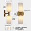 Applique murale 1 lumière DEL en laiton massif avec abat-jour albâtre (ampoules incluses)-801806947