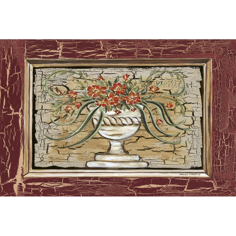 Antique White Vase II by Carolee Vitaletti - Wrapped Canvas Painting, 20cm H x 30cm W x 3.8cm D