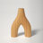 Decorative Arched Wood Vase
