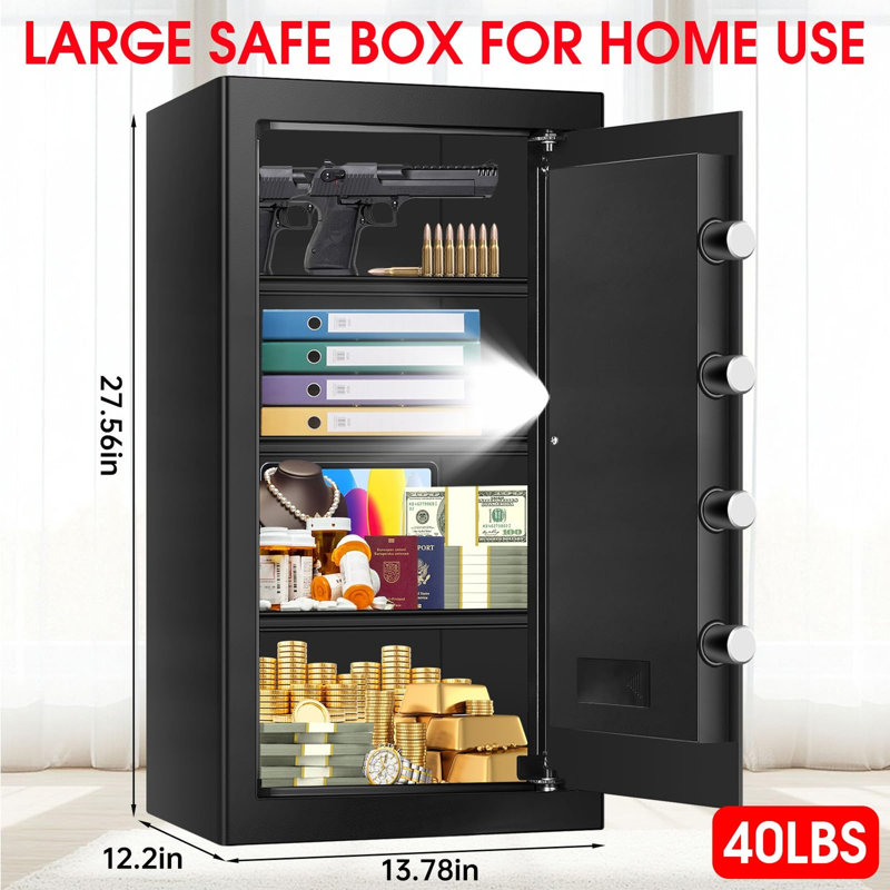 Coffre-fort pour la maison 6,0 l, 27.56
