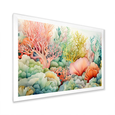 " Colourful Coral Reef Heaven " Print