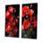 Cascading Reds Dynamic Poppy Scene I - Poppies Canvas Art Print Set Of 2-102578638-102578635