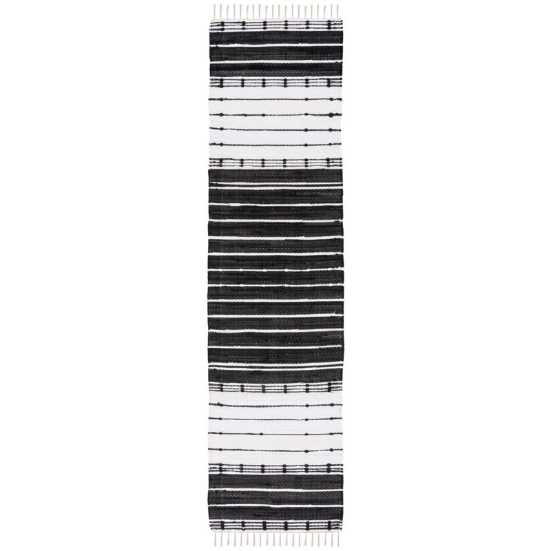 Dawsonville Striped Machine Woven Area Rug, Runner 2'3" x 9'