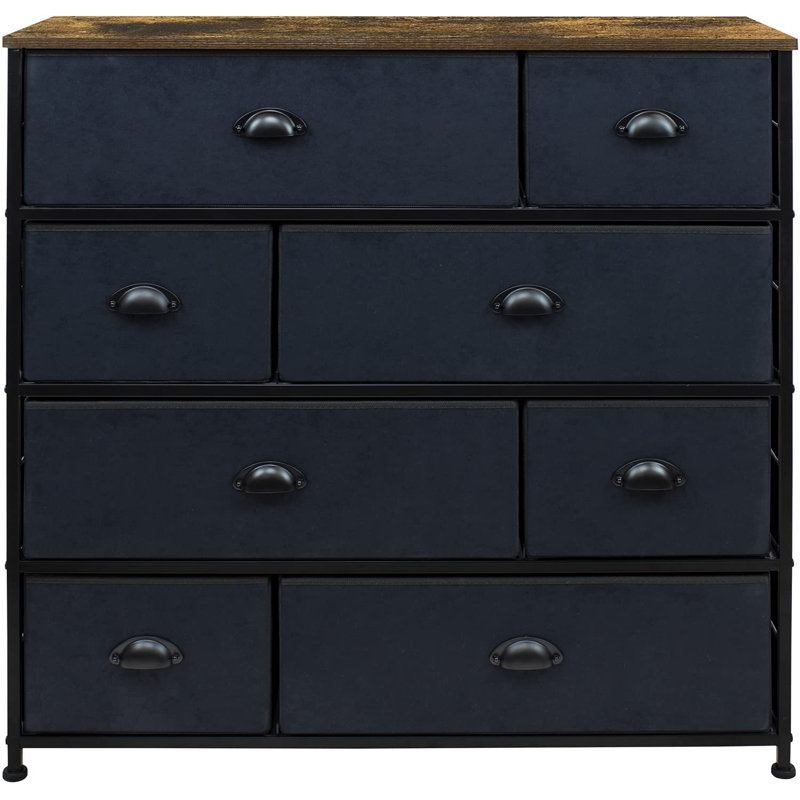 Commode 8 tiroirs l 34 po
