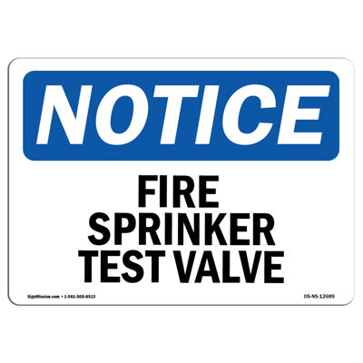 Signe de valve de test d'extincteur