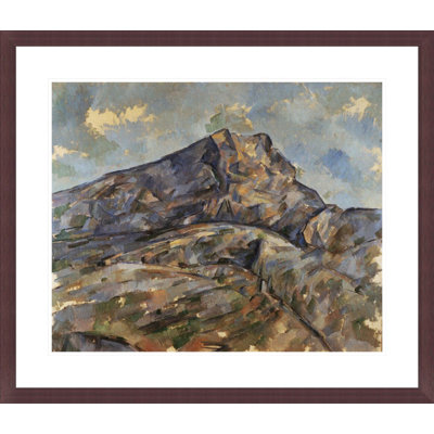 Mont Sainte-Victoire by Paul Cézanne -Framed Giclee Print