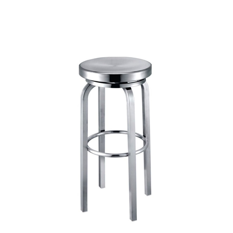 Mel Swivel Counter Stool with Metal Frame