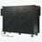 53.5''Farmhouse Kitchen Island With Power Outlet, Kitchen Storage Island With Drop Leaf, Spice Rack And Drawer-1176948163