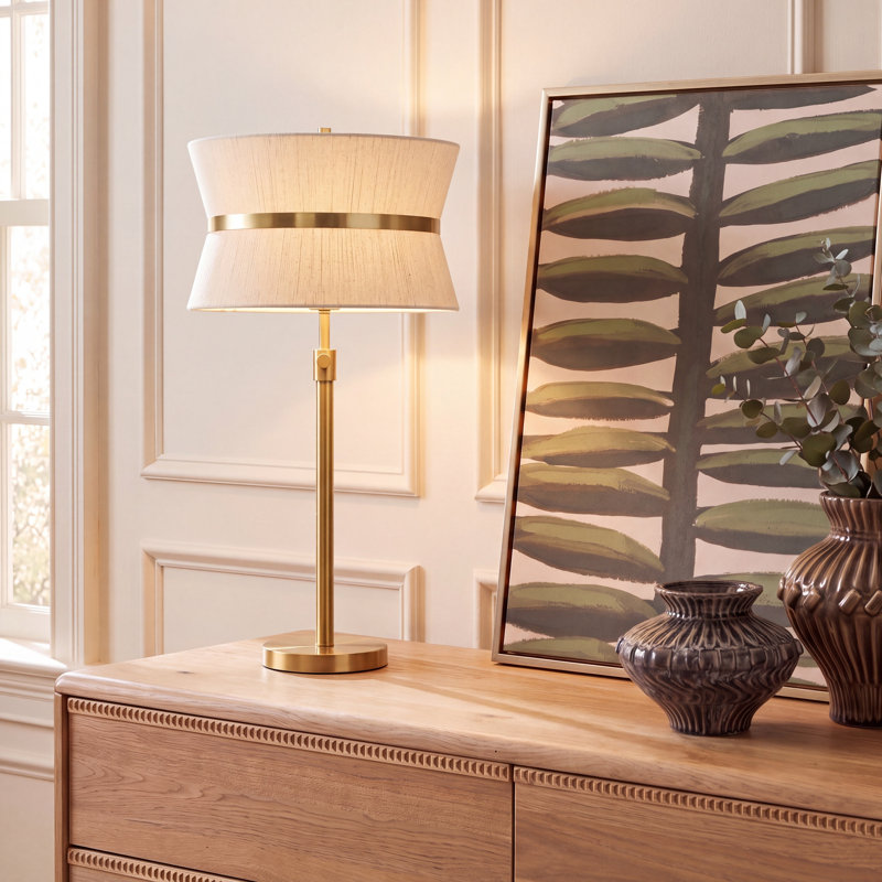Lampe de table réglable en fer Carlymay