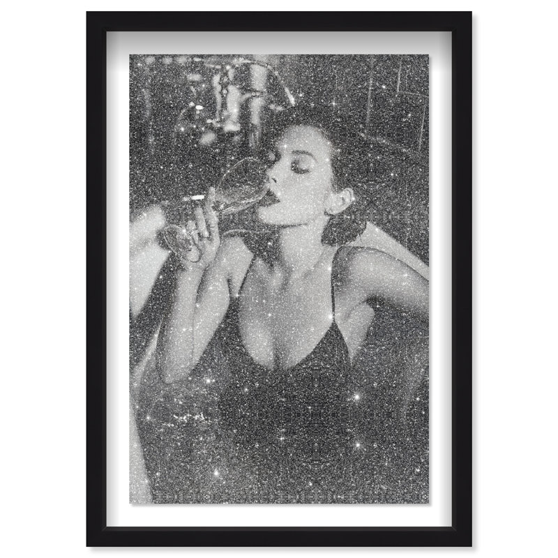 Darkened Glow Print by Oliver Gal, 11.5"H x 16.5"W, Black Shadowbox