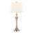 Flint 30" Contemporary Metal Table Lamp With Textured Slub Linen Shade And Built-In Usb Port From Grandview Gallery - Set Of 2-1354766939-1354766937