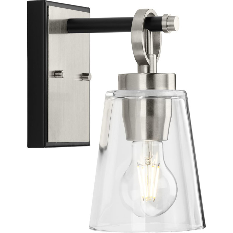 Cassell Dimmable Vanity Light, Brushed Nickel, 1