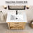 Barron 30'' Freestanding Single Bathroom Vanity with Ceramic Top-52655517