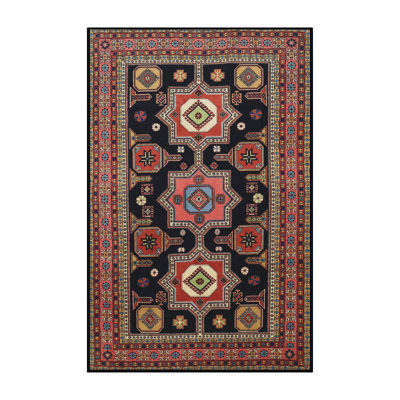 Tapis brun/noir traditionnel Obermeyer