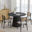 Solid Wood Dining Table Round Pedestal Kitchen Table-1076242096-1076242097