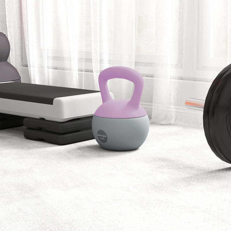 Kettlebell, Purple/Grey