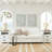 Nightstand with Charging Station,Side Table with 2 Drawers Storage Cabinet for Bedroom, Living Room-827328865-814558976