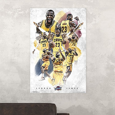 « cleveland cavaliers-lebron james », impression sur papier