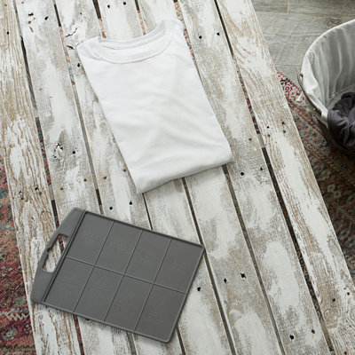 Shirt Folding Board for T‑Shirts Polos and Dress Shirts Black