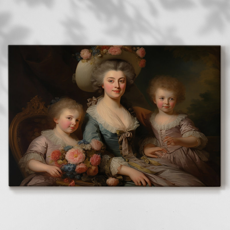 Beautiful Women-XV -Gallery Wraraped Cavas, 12 x 18