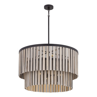 Luminaire suspendu 6 lumières 30,25 po Esbelta