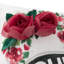 Housse de coussin Soulmate Floral, 18 po x 18 po, chenille, brodée