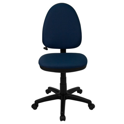  Chaise de bureau ergonomique multifonctionnelle à dossier moyen en tissu