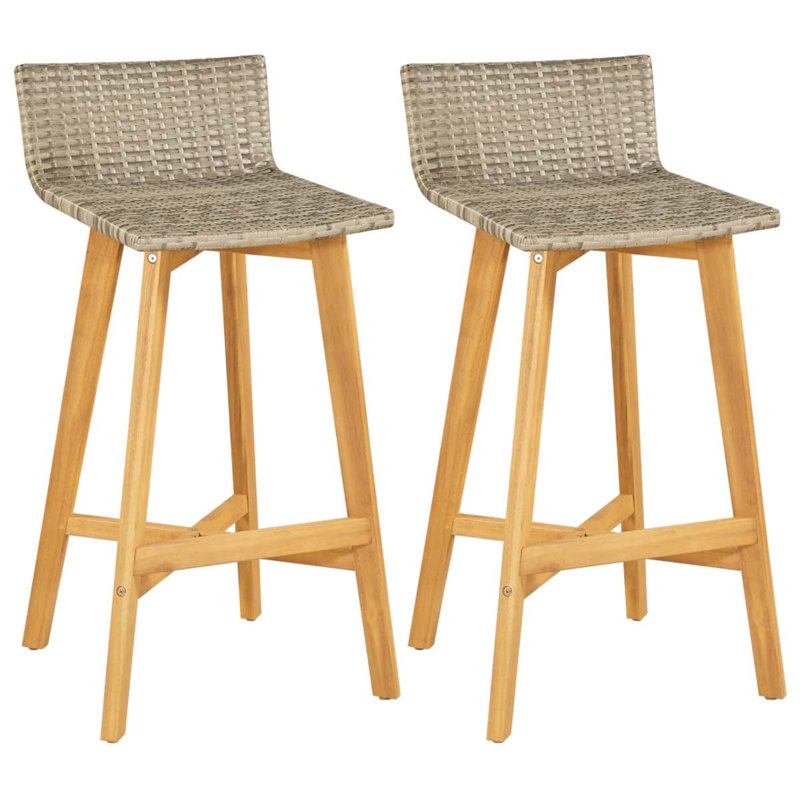 Tyringham Counter Stool with Solid Wood Frame