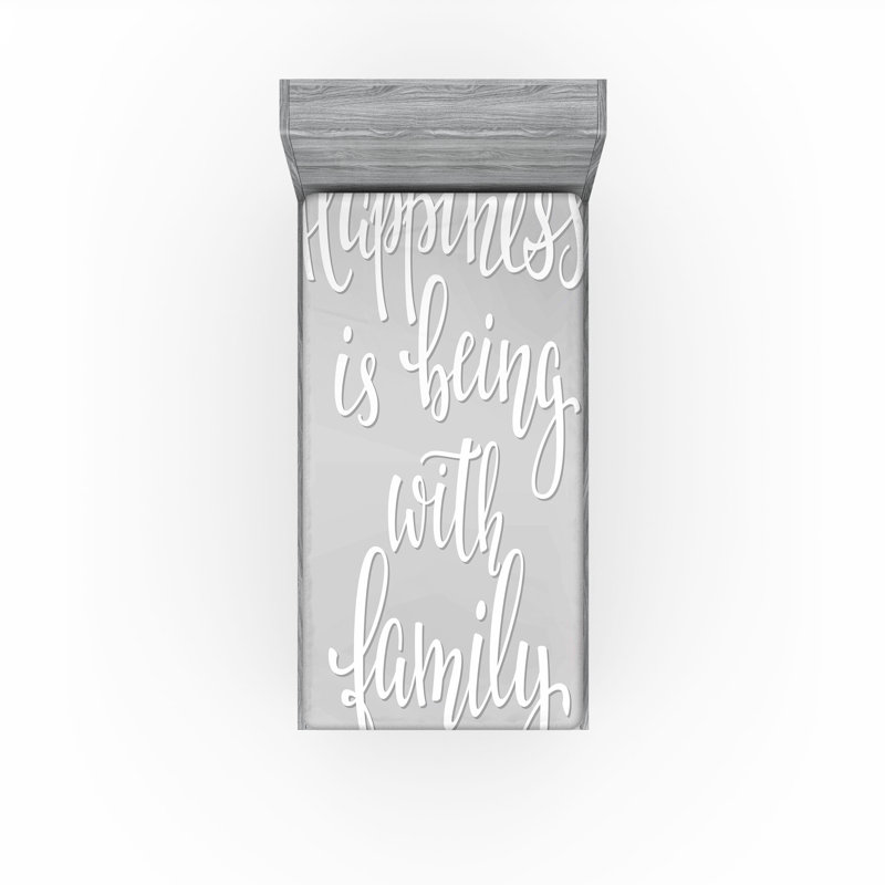 Drap-housse Ambesonne, Ensemble literie pour lit simple