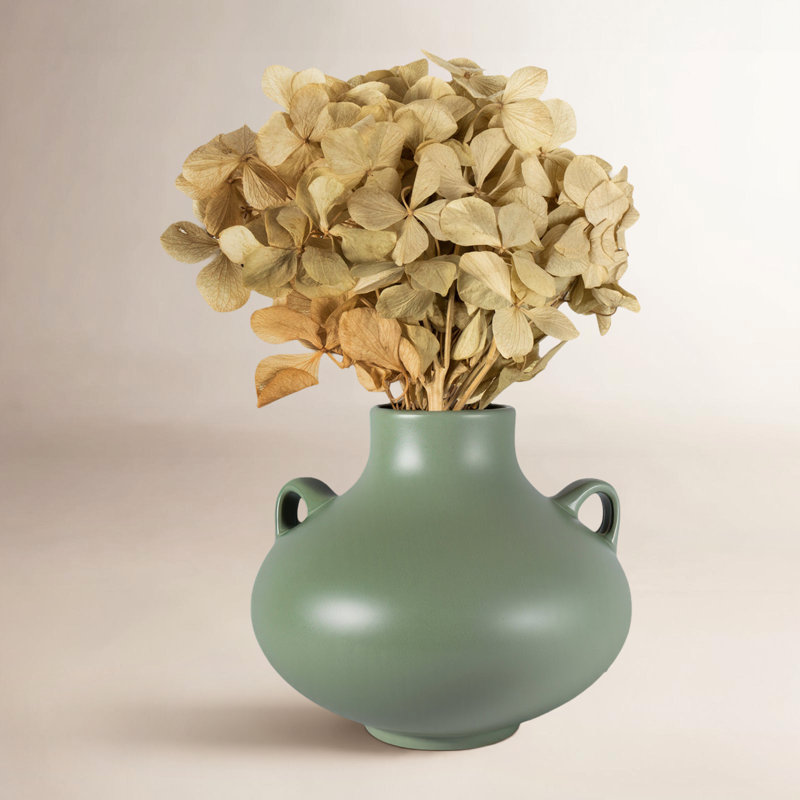 Vickerman Hydrangea Centerpiece, Beige