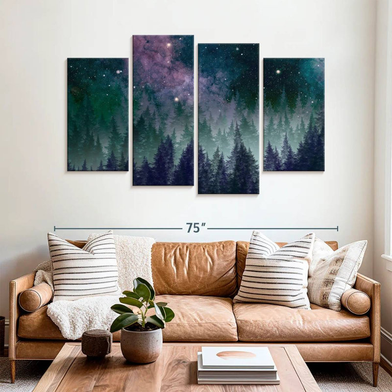 Forêt de galaxies d'Alvord, H 42 po x l 68 po