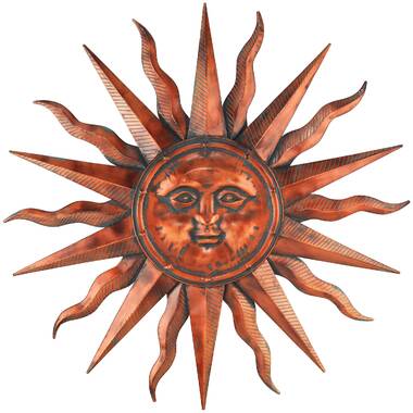 Medic Stedord apotek Regal Art & Gift Copper Patina Sun 40" & Reviews | Wayfair