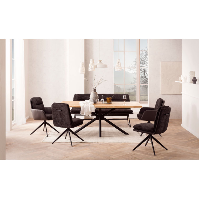 Ivy Bronx Tristan 160cm table and Medina frame | Wayfair.co.uk