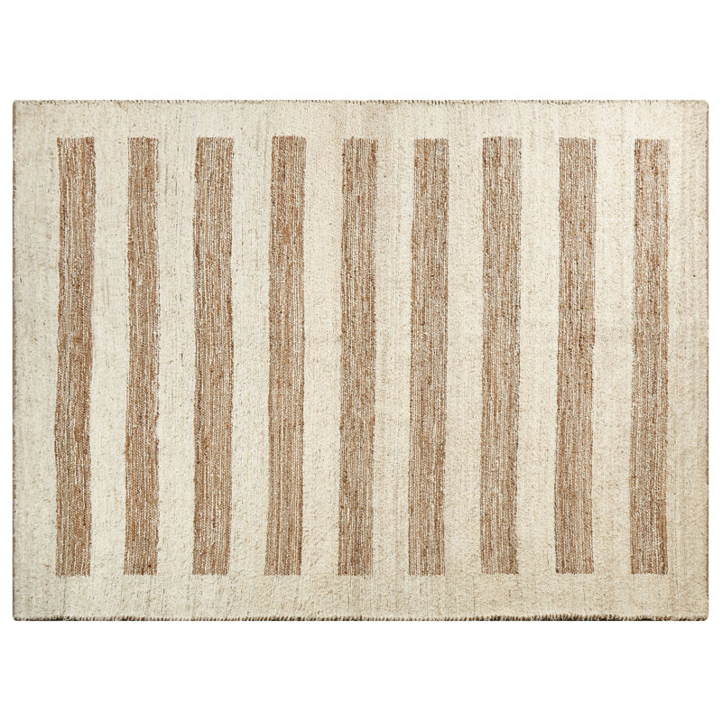Caleigh Striped Hand Woven Area Rug, Rectangle 300 x 400cm