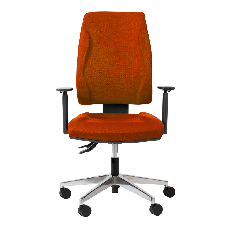 Office Chair, Orange, Adjustable Armrests