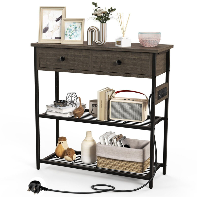 Aleks 81cm Console Table, Grey