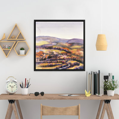Beautiful Hills Print On Canvas