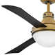 Burghard 50'' 3 Blade Ceiling Fan with LED Light Kit