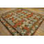 Antique Allover Floral Flat Weave Rug