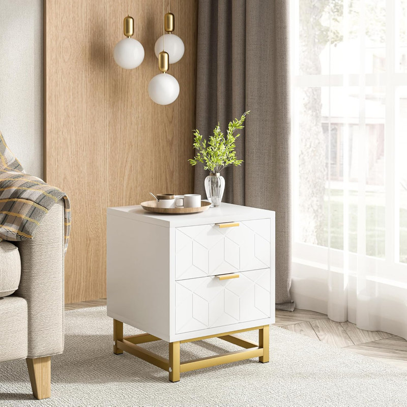 40cm W Bedside Table