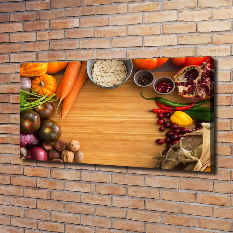 Autumn Vegetables - Wrapped Canvas Print