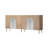 Elegant Console Table, Bronze & Gold, 70.9 x 31.5 x 15.7 inches | 100% MDF, Thickness: 0.7 inches | Modern Glam Design, Perfect for Entryway or Living Room, Stylish Geometric Accents, High-Quality Finish
