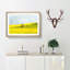 Lone Tree in a Yellow Meadow - Picture Frame Graphic Art Print-56859935-56859936
