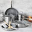 Batterie de cuisine antiadhésive en acier inoxydable 12 pièces GreenPan Chatham
