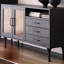 Buffet simple de style Wabi-sabi