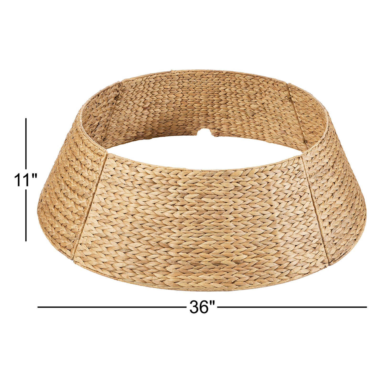 Woven Tree Collar, Tan, 11" H x 36" W